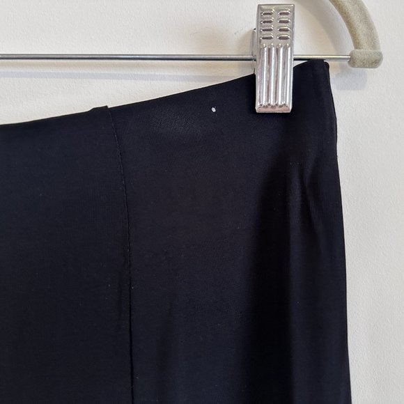 Black Midi Skirt with Mesh and Sequin Detail - Picture 6 of 6